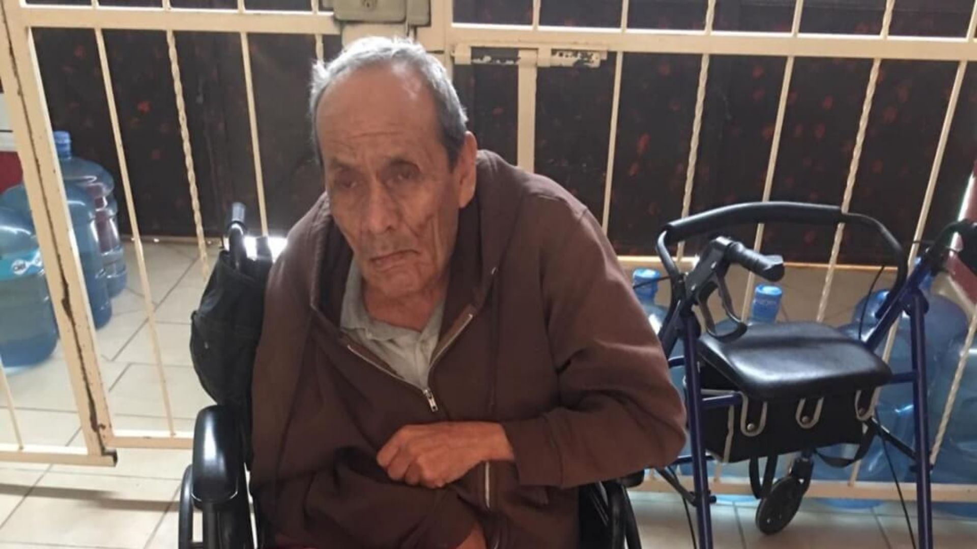 thumbnail of elderly man sitting in a wheelchair