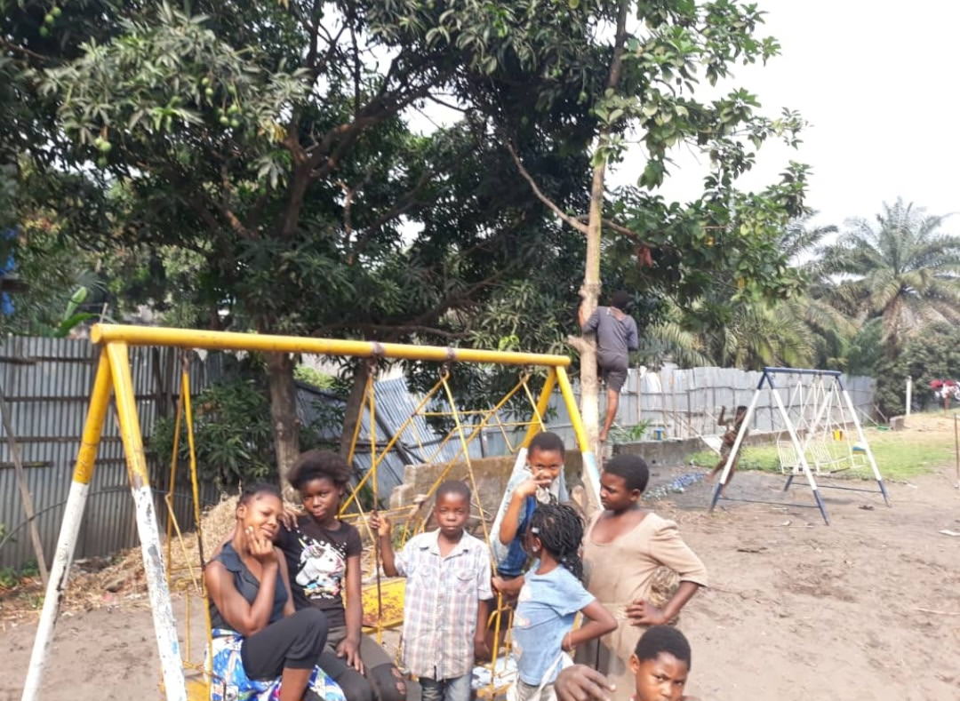 children on a playground