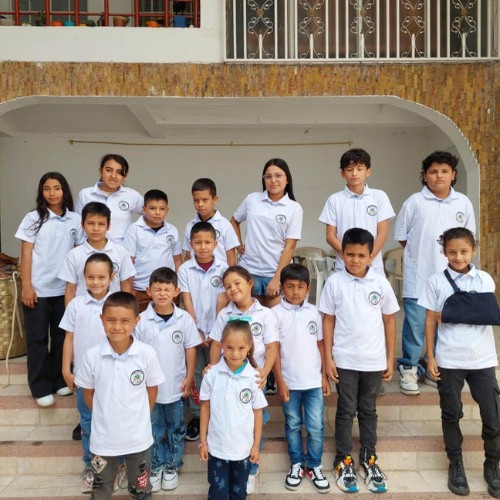 thumbnail of students standing on steps