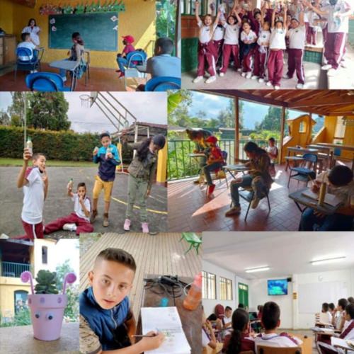 thumbnail of collage of students learning in school